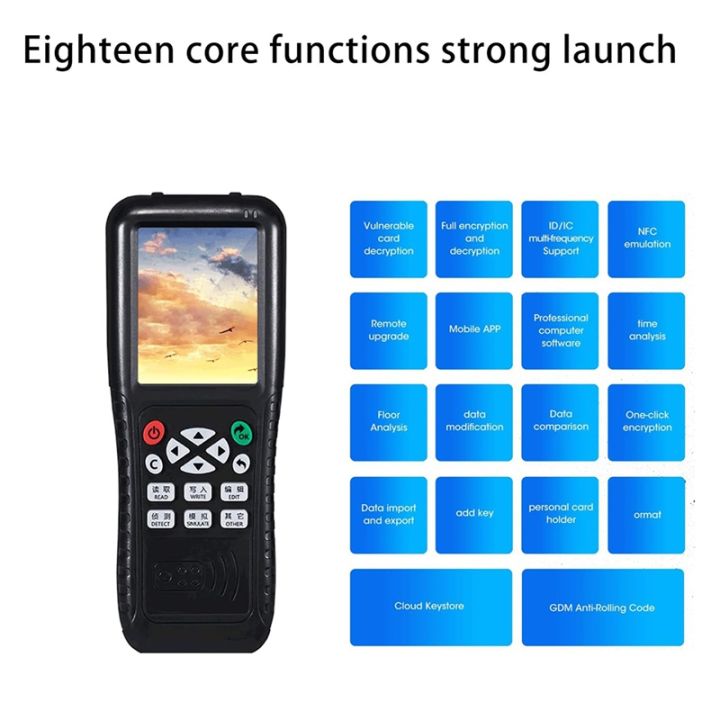 RFID ID Duplicator Copier Decode Function Smart Card Key Machine RFID ...
