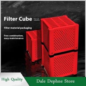 [Dale Dephne] Activated Carbon Aquarium Water Filter Cube Deodorant Water Purifier Ultra Strong Filtration Purification Cube Aquarium Filter