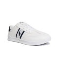 Heritage Court III T-Toe Sneaker - White/Navy (2475101). 