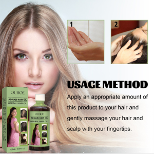 OUHOE Herbal Hair Oil Hair Growth Oil Anti-hair Loss Nourishing Hair Essential Oil Thicker Healthier Hair