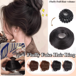 Birds Nest Bun Hair Puff Circle for All Year Round Women  Adults  and Everyone  Fluffy Effect for Thinning Hair