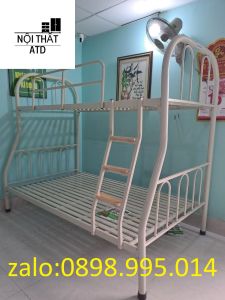 Giường tầng sắt giá rẻ - giường 2 tầng người lớn giá sinh viên giá rẻ tại xưởng giao nhanh hcm bình dương đồng nai