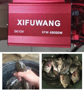 DC12V Electric Fishing Machine Fish Inverter Tilapia Fishing Fish Shocker Stunner Ultrasonic Inverter Electro Fisher
