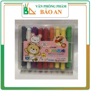 Sáp màu 18 màu 3in1 6803-18 - Văn phòng phẩm Bảo An