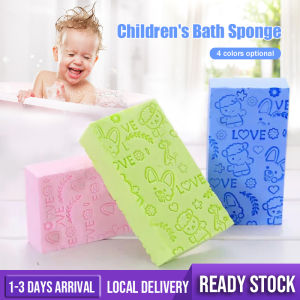 Cute Cartoon Children Baby Shower Brush Sponge Bath Artifact Magic Bathing Sponge Massage Brush Shower Body Scrub Skin Care Span Mandi