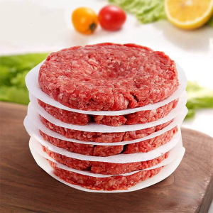 100pcs Round Baking Paper NonStick Double Paper BBQ Oven Hamburger Paper For Oven Bakewares BBQ Absorbing Oil Sheet