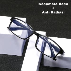 Kacamata Baca Lensa Plus Anti Radiasi +1.00 s/d + 4.00 Kacamata Pria Wanita Reading Glasses 2525