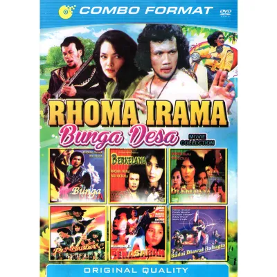 Kaset DVD Player Film Rhoma Irama Bunga Desa Movie Collection