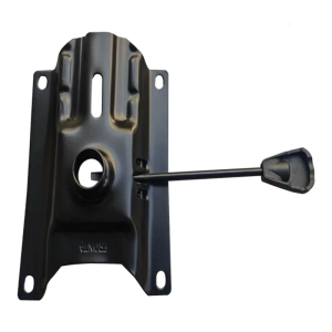 Sturdy Office Chair Base Replacement for Executive Swivel Chairs with 14.2x17.7cm Hole Spacing Swivel Base Plate