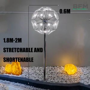 BFM LED light dandelion lamp outdoor waterproof landscape atmosphere fiber lamp garden decorative lawn lights