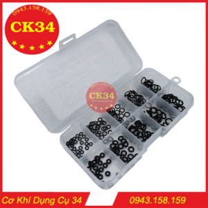 Set 250 Vòng Cao Su Chữ O Chống Thấm Dầu Nước Chịu nhiệt mini dùng sửa chữa tiện dụng