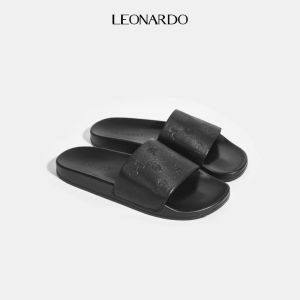 Leonardo Dép Nam Nữ Damien Slide Quai Ngang Đế PU Cao Cấp Siêu Nhẹ Kháng Mòn Thiết Kế Công Thái Học