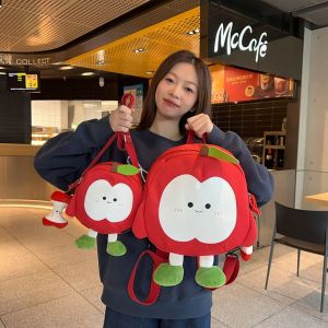 JACOOEQU Large Capacity Nylon Backpack Kawaii Creative Shoulder Bag Portable Knapsack Students School Bag Outdoor