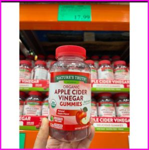 KẸO DẺO GIẤM TÁO 120 VIÊN. HÀNG CHUẨN MỸ