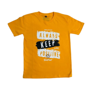 Kaos Distro Katun Combed Anak 30s Kuning Murah Berkualitas