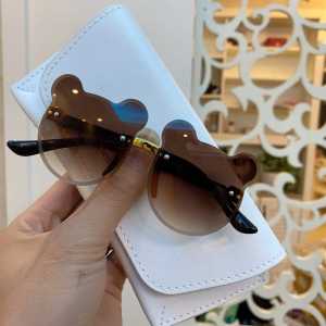 FG Kacamata Hitam Anak Motif Beruang Bear High Quality Import Kids Sunglasses Kacamata Anak Murah Tanpa Frame