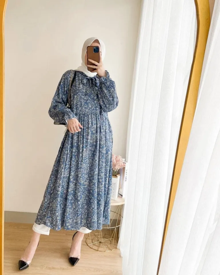 Midi dress clearance hijab