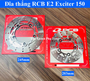 Đĩa thắng trước + Sau RCB E2 Exciter 150 chính hãng