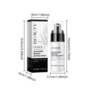 Flowing Sand Setting Spray – OUHOE Shimmer Magic Internet Sensation & Best-Seller Makeup Setting Spray Long-Lasting & Shiny Finish Buy with Confidence