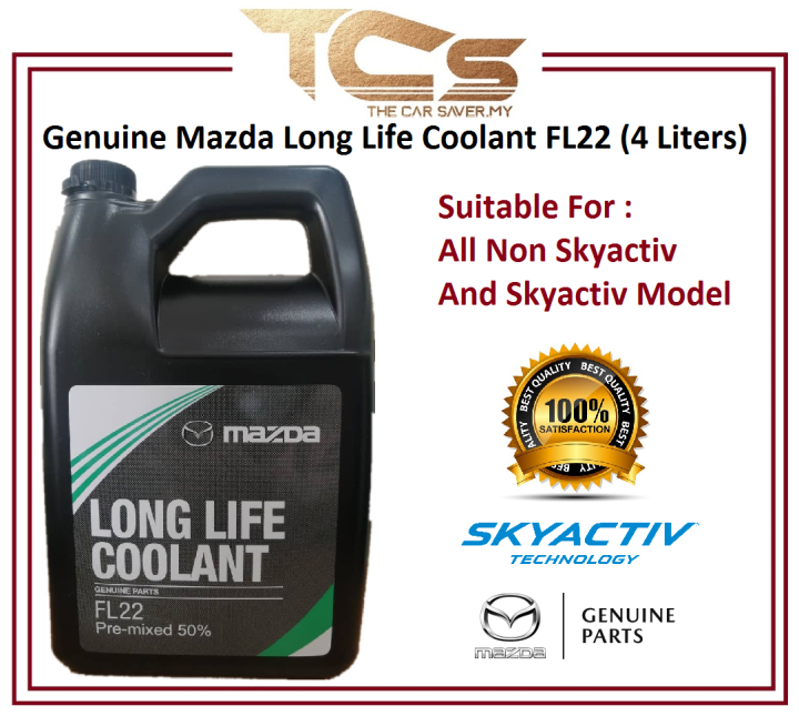 Mazda Genuine Long Life Coolant FL22 (4 Liters) | Lazada