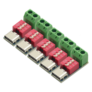 5Pcs USB C Board Module Decoy Fast Charge USB Type C to 5V-20V Fast Speed Charging Adapter Power Delivery Boost