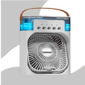 Portable mist fan humidification air conditioner with free