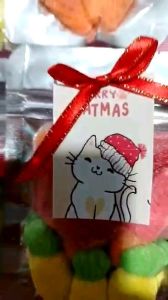 CHRISTMAS GIVEAWAYS: GUMMY CHEWY CANDY & SILVER POUCH