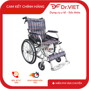 Xe lăn tay LUCASS X-91B[Chính hãng]- Phù hợp với người già người bệnh và người khuyết tật