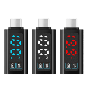 PD100W USB C Charging Adapter Builts In Digital Voltages Screen For Multiple Device Compatibility ABS Construction