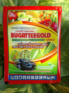 [TRUNG THIEN THINH] BUGATTEEGOLD 120SC (1 gói 30ML) – Thuốc Trừ Sâu Cuốn Lá Sâu Tơ Rầy Xanh Bọ Trĩ Cho Cây Trồng Hiệu Quả