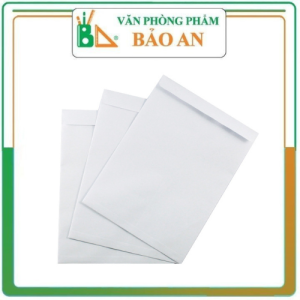 10 Phong bì trắng A4 Đ/L100phù hợp cho việc lưu trữ ký gửi giấy tờ nhanh gọn.