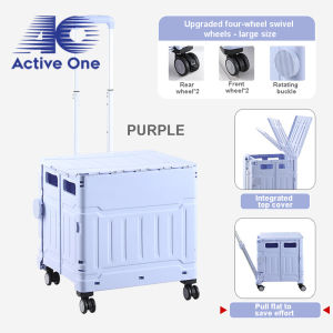 ACTIVEONE 4/8 Wheels Foldable Stair Climber Hand Pulled Movable Outdoor Camping Picnic Trolley - Fulfilled by ACTIVEONE