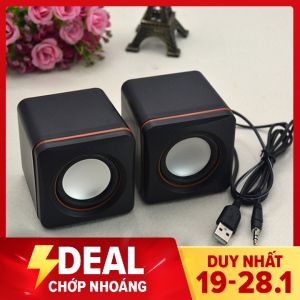 [ ĐEN ] Loa vi tính để bàn Mini 101 nguồn USB Loa giấy âm thanh thật