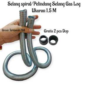 Pelindung Selang Gas Anti Rayap Dan Gigitan Tikus Bahan Ukuran 15 M / Selang Spiral