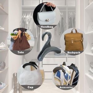 Wont Let Bags Deformed Hooks Arch Bag Storage Hangers Wide Mouth Practical Wardrobe Hanging  Style Anti-Crinkle Belt