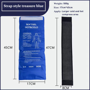 Reusable Hot and Cold Gel Ice Packs Sports sprain Ice Strap Bag Physical Cooling and Fever Reduction Medical Ice Packs Flexible Treatment Knees Back Shoulders Arms and Legs for Joint Pain Muscle Soreness and Body Bruising