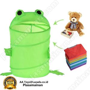Momo toys HF29 Collection Barrel Motif Frog - Tempat Penyimpanan Koleksi / Storage / Keranjang