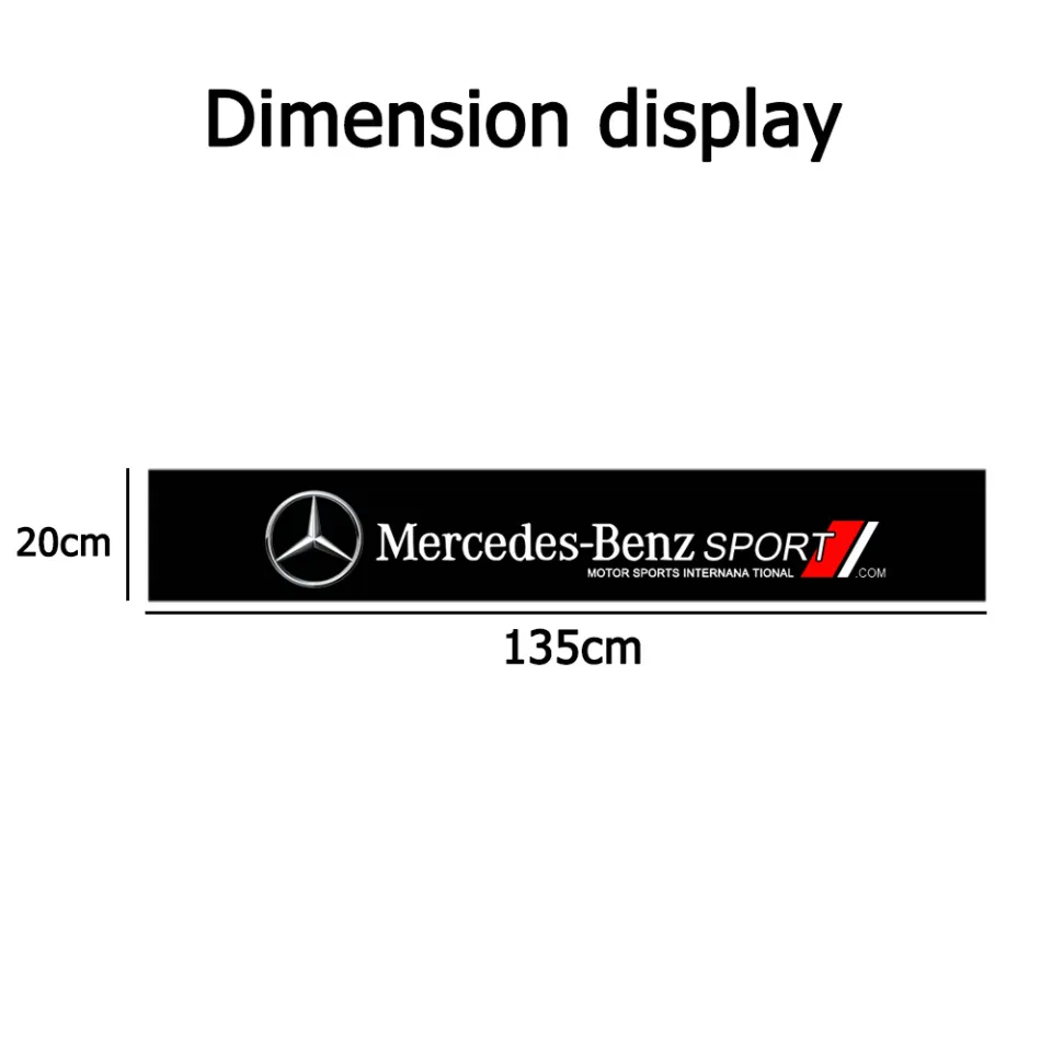 Car front windshield sticker suitable for Mercedes-Benz CLS CLA GL
