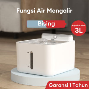 3.3L Tempat Minum Kucing Otomatis - Dispenser Sensor Inframerah Air Bersih & Anti Nyamuk