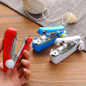 Mini เครื่องเย็บผ้า จักรเย็บผ้ามินิ พกพา จักรเย็บผ้า Mini มือถือ เครื่องจักรเย็บผ้า