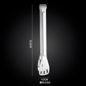 Barbecue Tongs Food Clip Grilling Tongs Stainless Steel Food Tongs Outdoor Camping Barbecue Anti Scald Tongs Cooking Tools