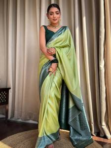[Pre Order] SOFT LICHI SILK BEAUTIFUL RICH PALLU & JACQUARD WORK (Normal / Ready To Wear)_230 ~ Delivery Lead Time : 10 days