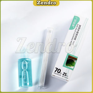 ZEO 70 Pcs/set Ear Hole Floss Earrings Hole Cleaner Disposable Piercing Aftercare Cleaner Earrings