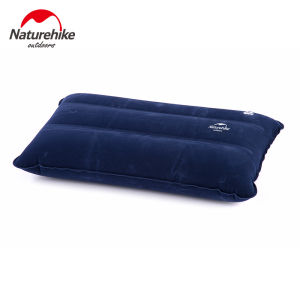 Naturehike Flocking Fabric Foldable Inflatable Pillow Camping Travel Office Quiet Soft Portable with Storage Bag NH18F018-Z
