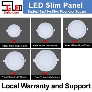 LED Downlight LED Ceiling Light 9W Slim Panel Round