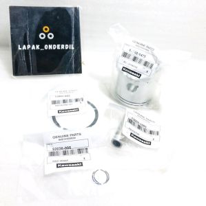 RING PISTON RING SEHER KIT PLUS PISTON KAWASAKI NINJA 150 R RR 2 TAK 2TAK NINJA R Rr ORIGINAL KAWASAKI BARU