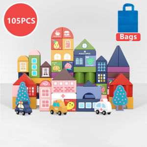 105PCS Childrens Building Block Assembly Puzzle Baby Large Particle Early Education Toys