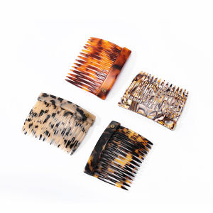 EVITA PERONI | Karis Hair 7.5cm Comb | Classic | Brown | Beige