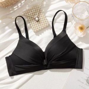 【จัดส่งถึงบ้านคุณภายใน 48 ชั่วโมง】เสื้อชั้นในผ้าบางมีตะขอหน้ากระชับหน้าอก บากระชับหน้าอก บราไร้โครง ยกกระชับ กันหย่อนคล้อย ดัน ระบายอากาศ