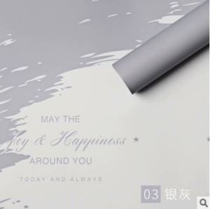 20 Lembar Kertas Buket Bunga Cellophane Dua Warna Flower Wrapping Paper Bi Color KB6018